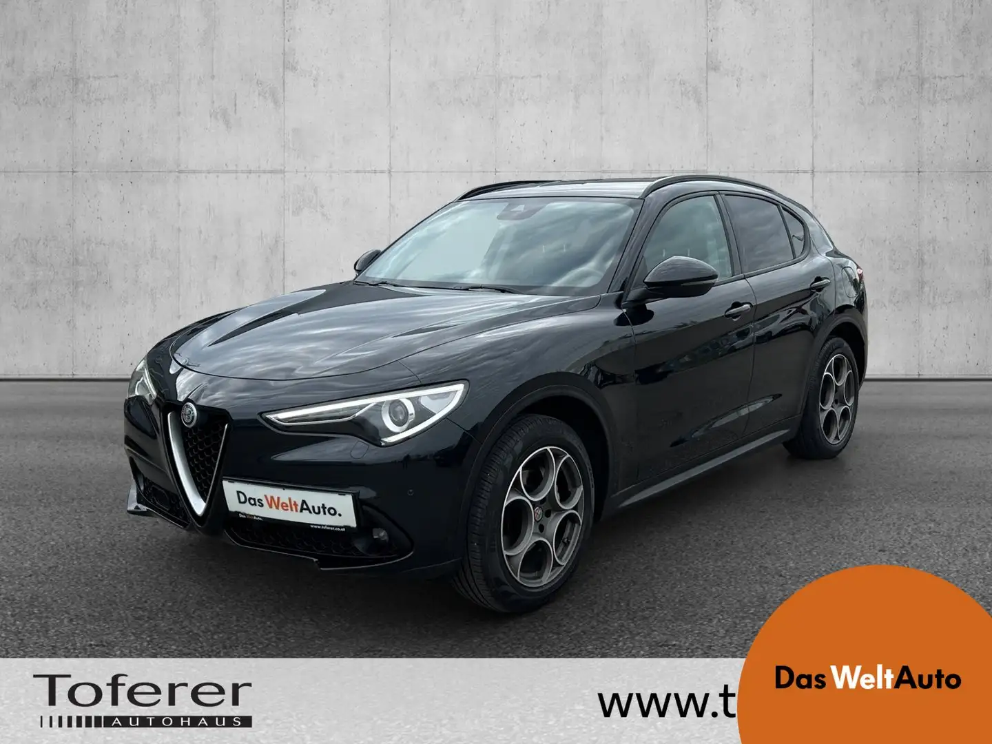 Alfa Romeo Stelvio Super 2,2 ATX AWD Zwart - 1