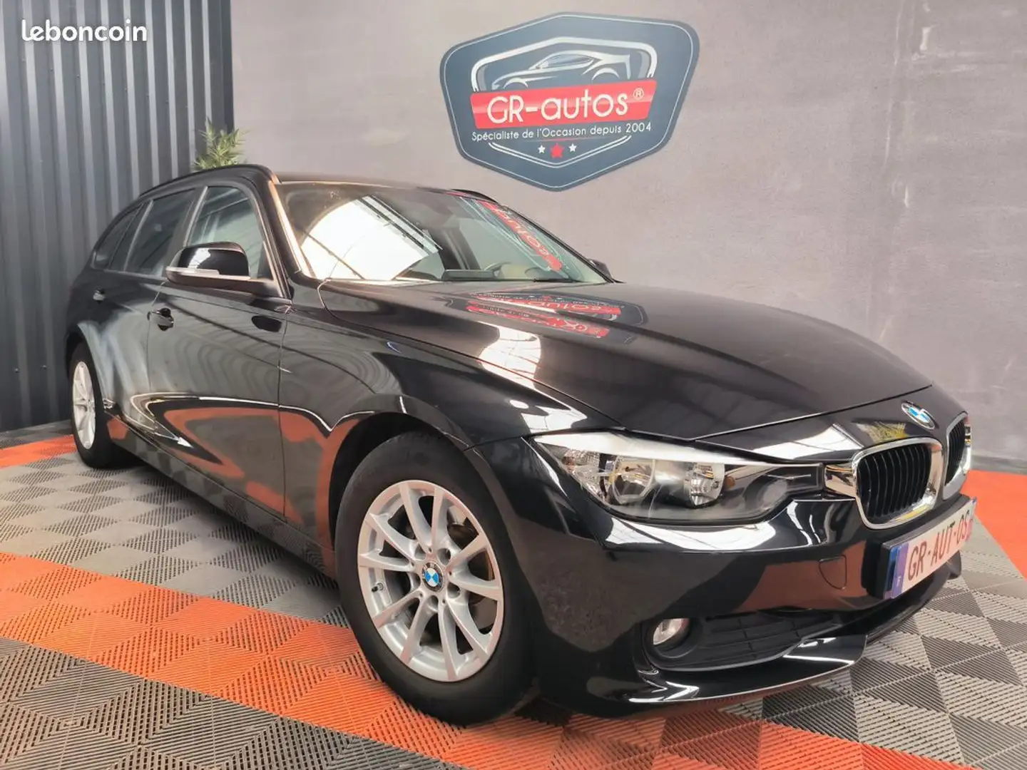BMW 318 Touring 318d 143ch 95000km 1er Main garantie 12 mo Noir - 2