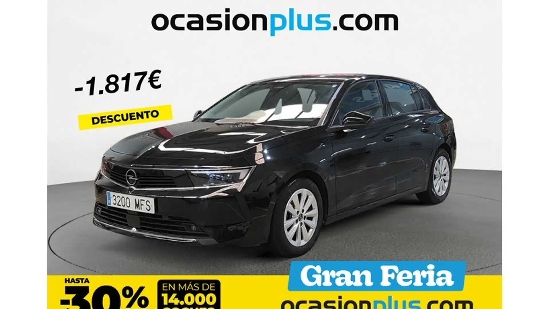 Opel Astra 1.2T XHT S/S Edition 130 Zwart - 1