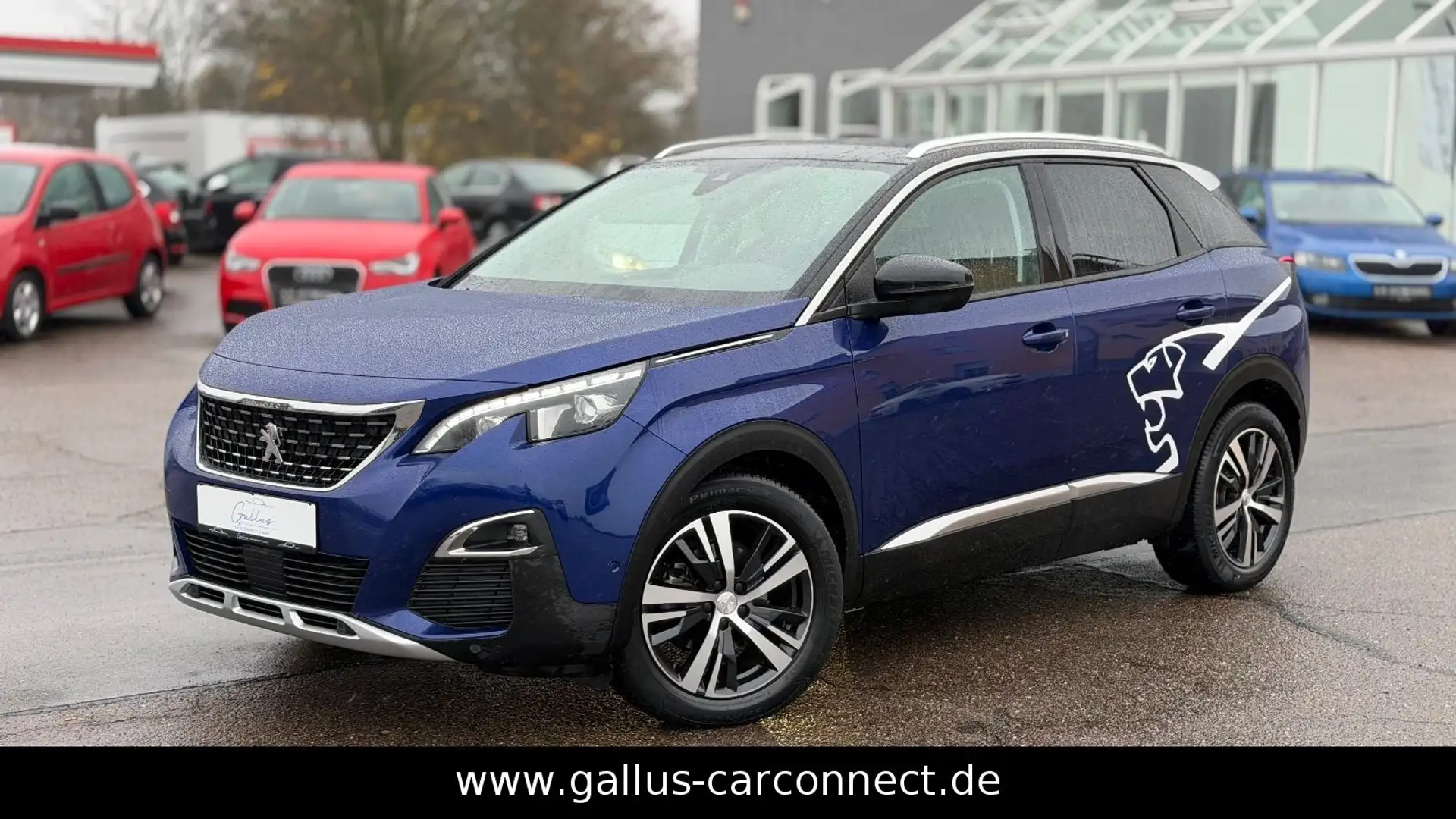 Peugeot 3008 Allure *LED*APP*360°KAMERA*SPURH*TÜV* Blau - 1