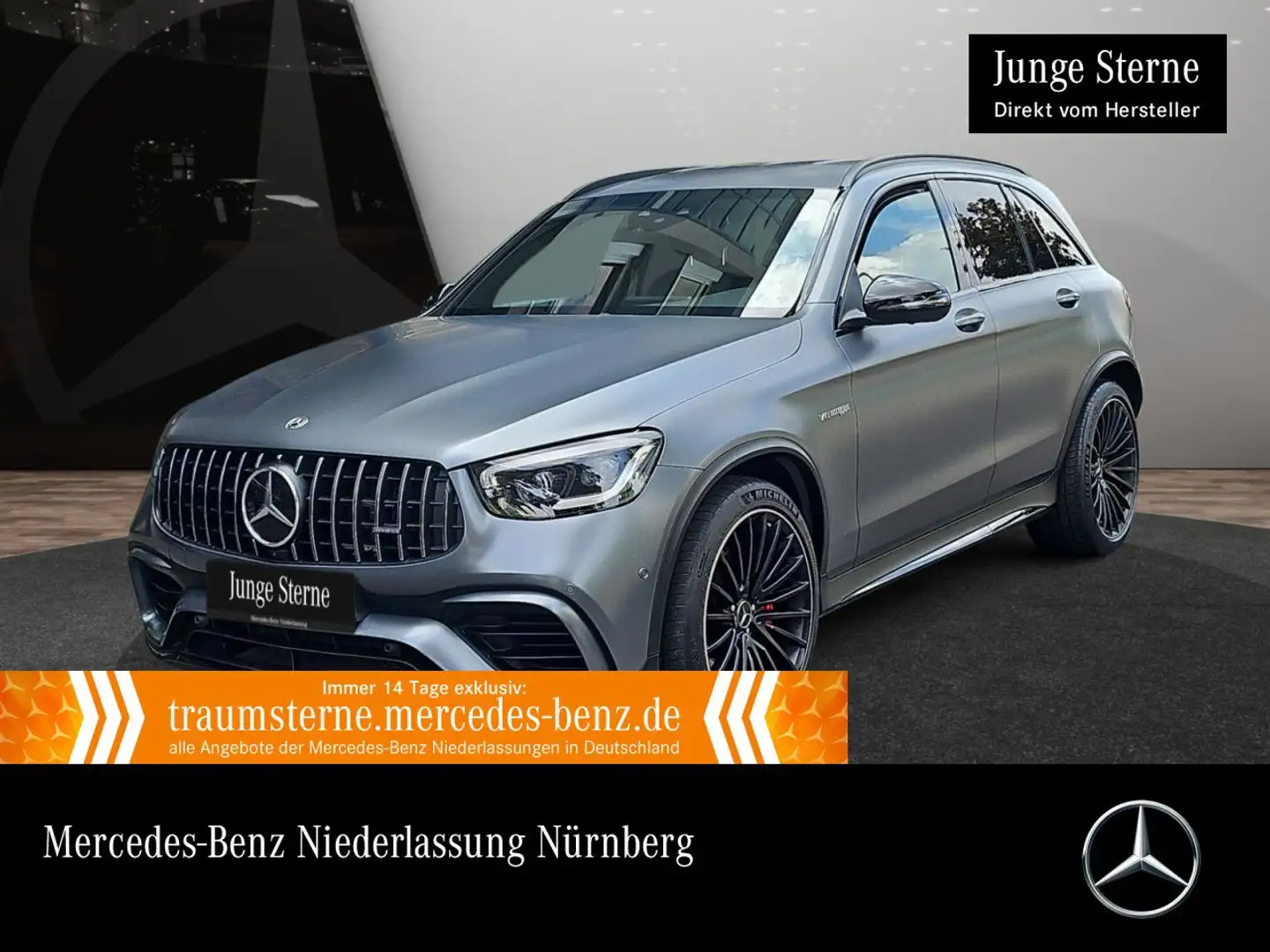 Mercedes-Benz GLC 63 AMG GLC 63 S 4M NIGHT+DRIVERS+360+MULTIBEAM+FAHRASS+9G Grau - 1