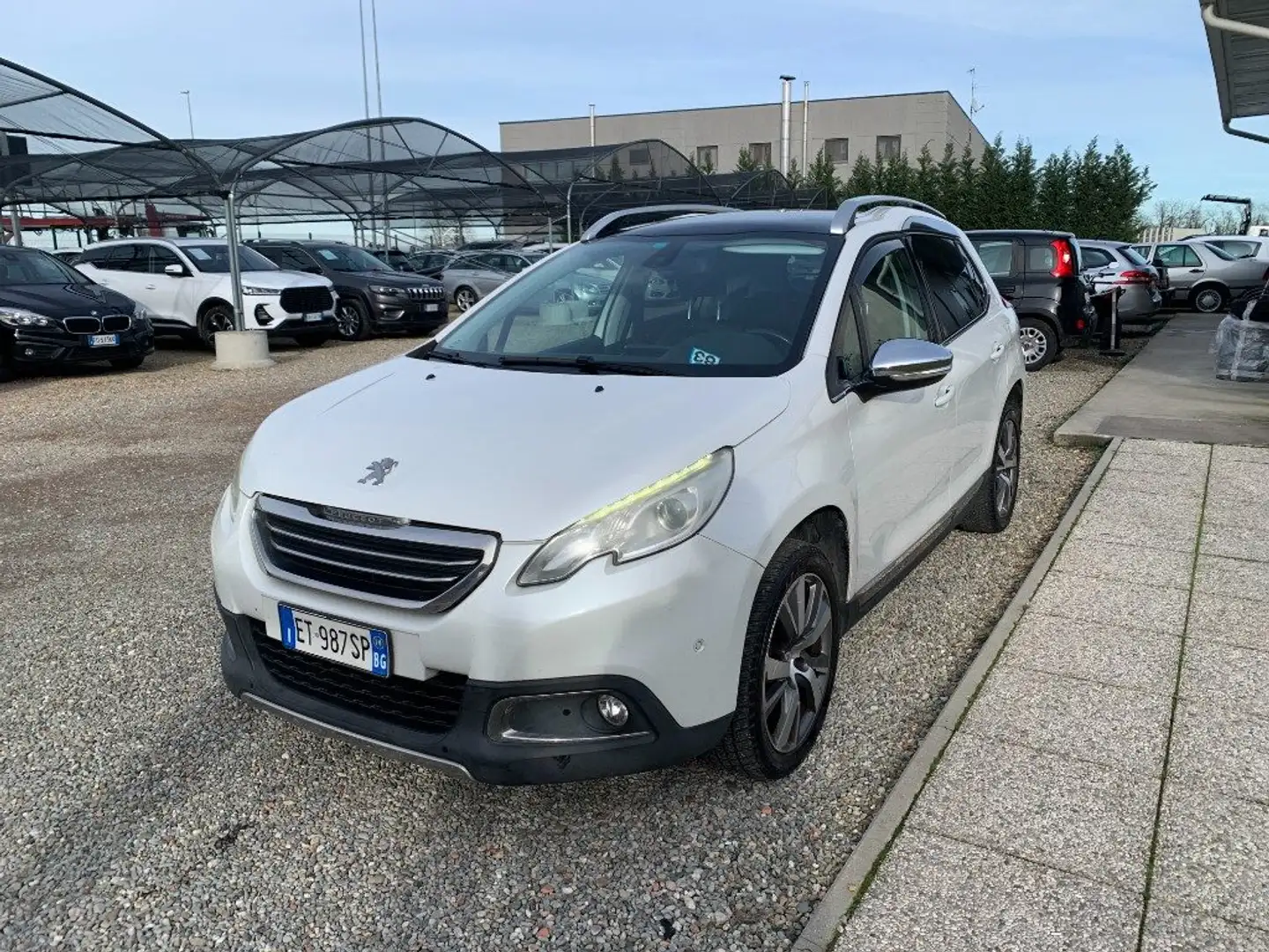 Peugeot 2008 1° serie 1.6 e-HDi 115 CV Stop&Start Allure Weiß - 1