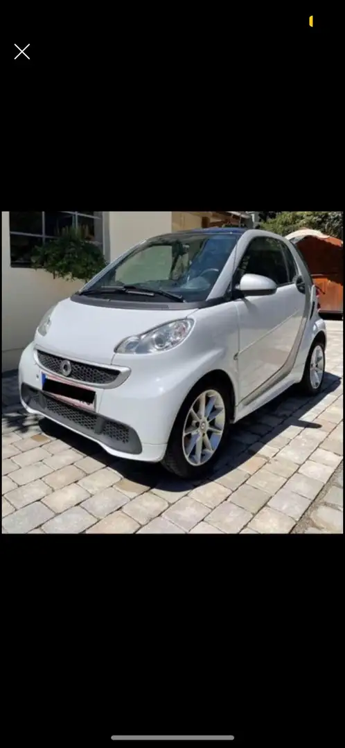 smart forTwo cabrio pure micro hybrid softouch Weiß - 1