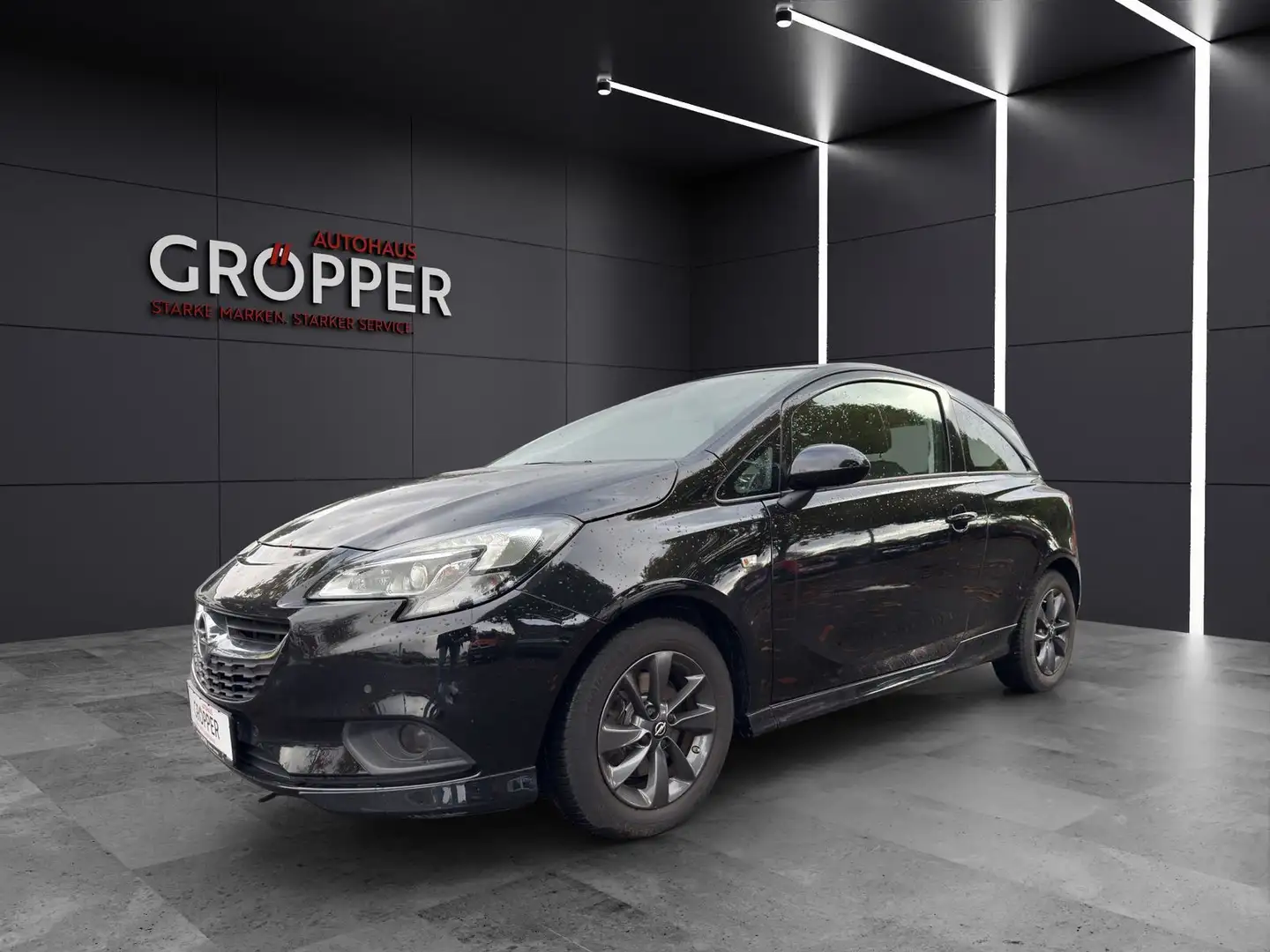 Opel Corsa E 1.4 Turbo 120 Jahre OPCline/Kamera/Xenon Schwarz - 2