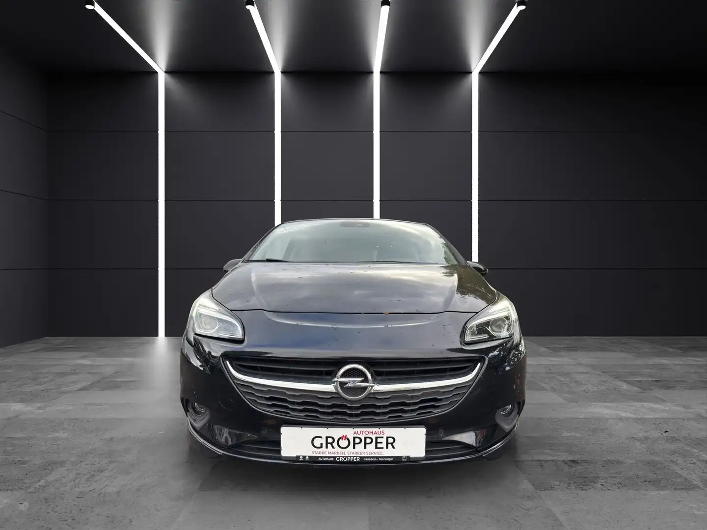 Opel Corsa E 1.4 Turbo 120 Jahre OPCline/Kamera/Xenon Schwarz - 1