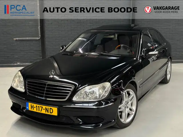 Mercedes-Benz S 55 AMG Lang (500pk) - stoelkoeling (4x) - softclose - sch