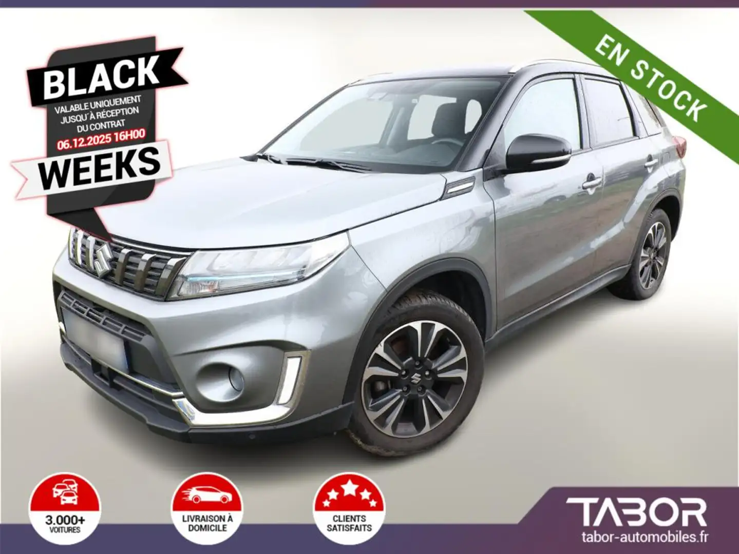 Suzuki Vitara 1.4 Hybrid 129 Comfort+ 4x4 Cuir Gris - 1
