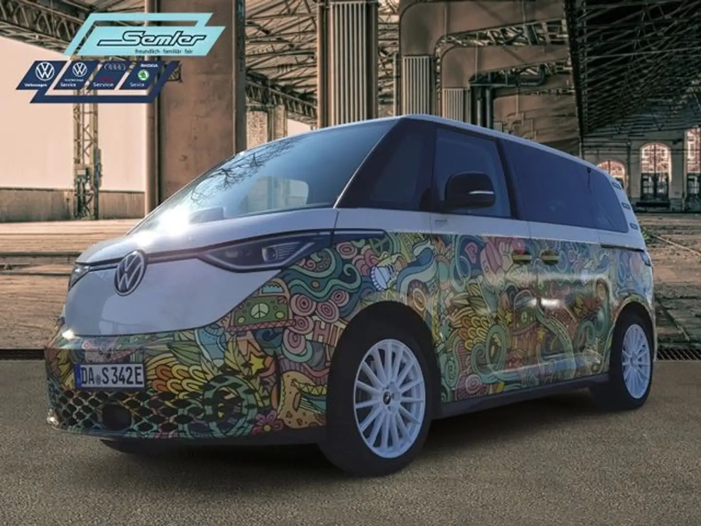 Volkswagen ID. Buzz Pro AHK NAVI ACC AREA VIEW IQ-LIGHT Wit - 1