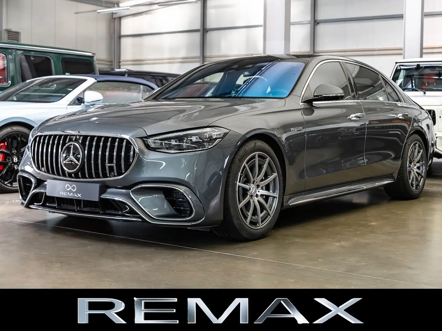 Mercedes-Benz S 63 AMG S 63 E AMG Per. Long / Exclusive Pack. / Head Up Grijs - 1