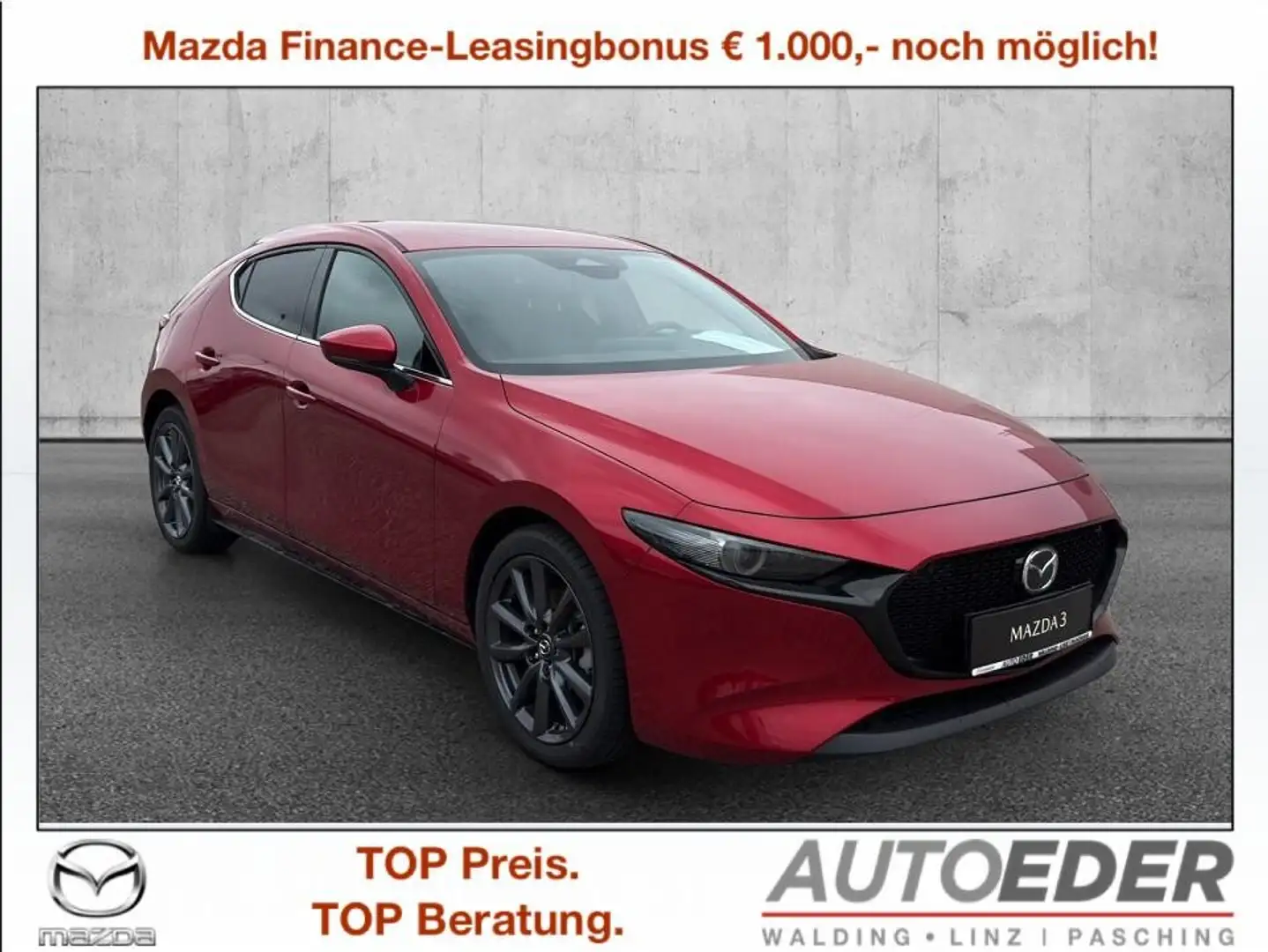 Mazda 3 Mazda3 e-Skyactiv-G140 Takumi Aut. Rot - 1