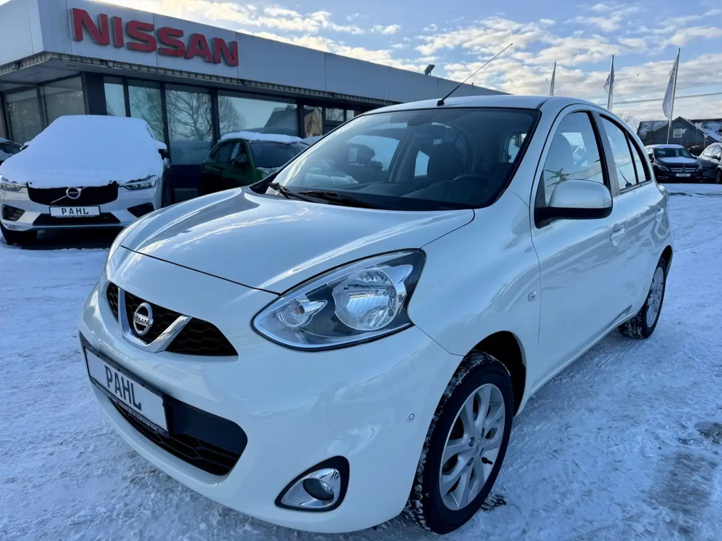 Nissan Micra N-Tec 1.2 DIG NAVI TEMPO KLIMAAUT. Weiß - 1