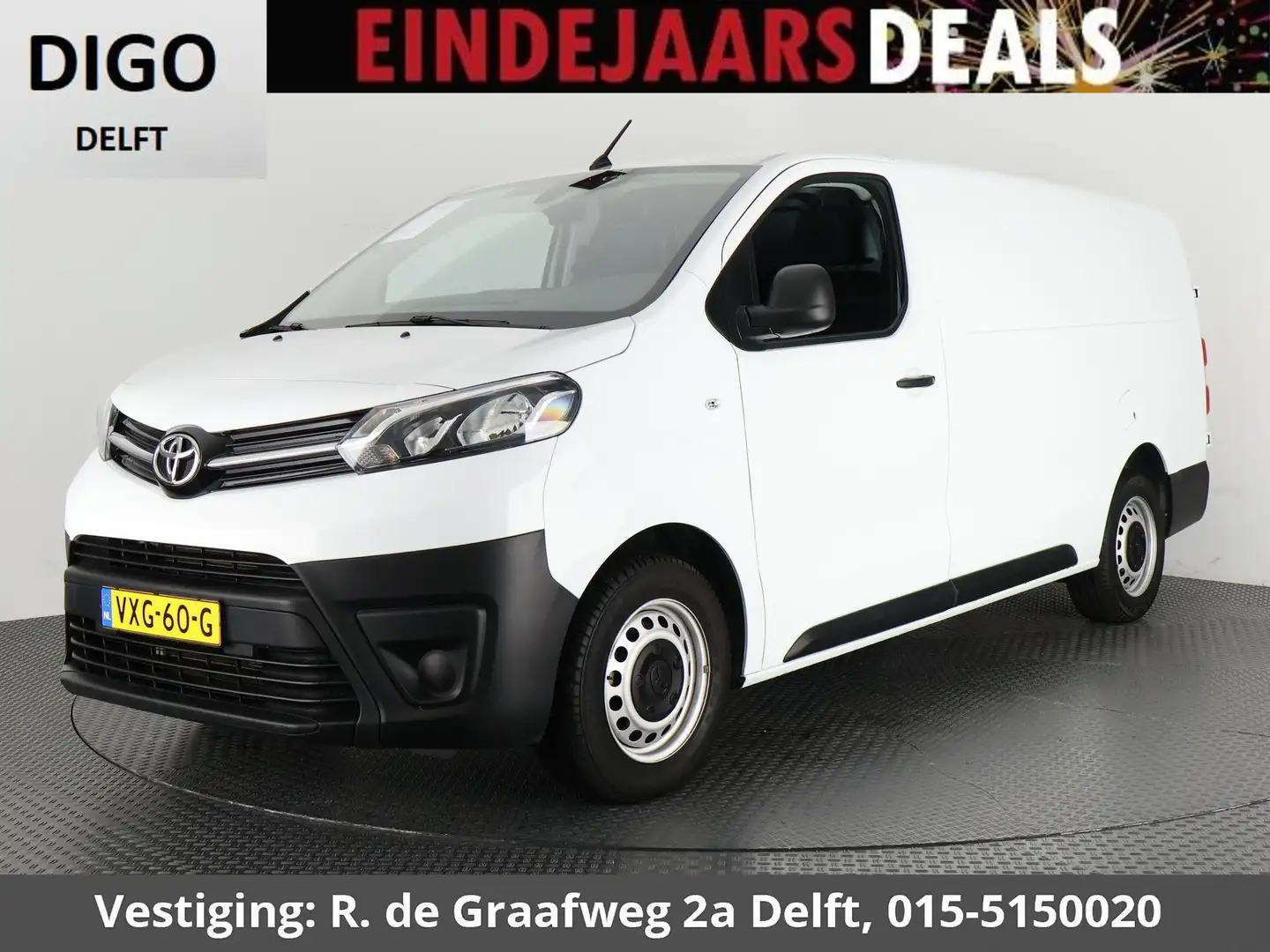 Toyota Proace Long Worker 2.0 D-4D Live (ex. BTW) | Apple Carpla Blanc - 1