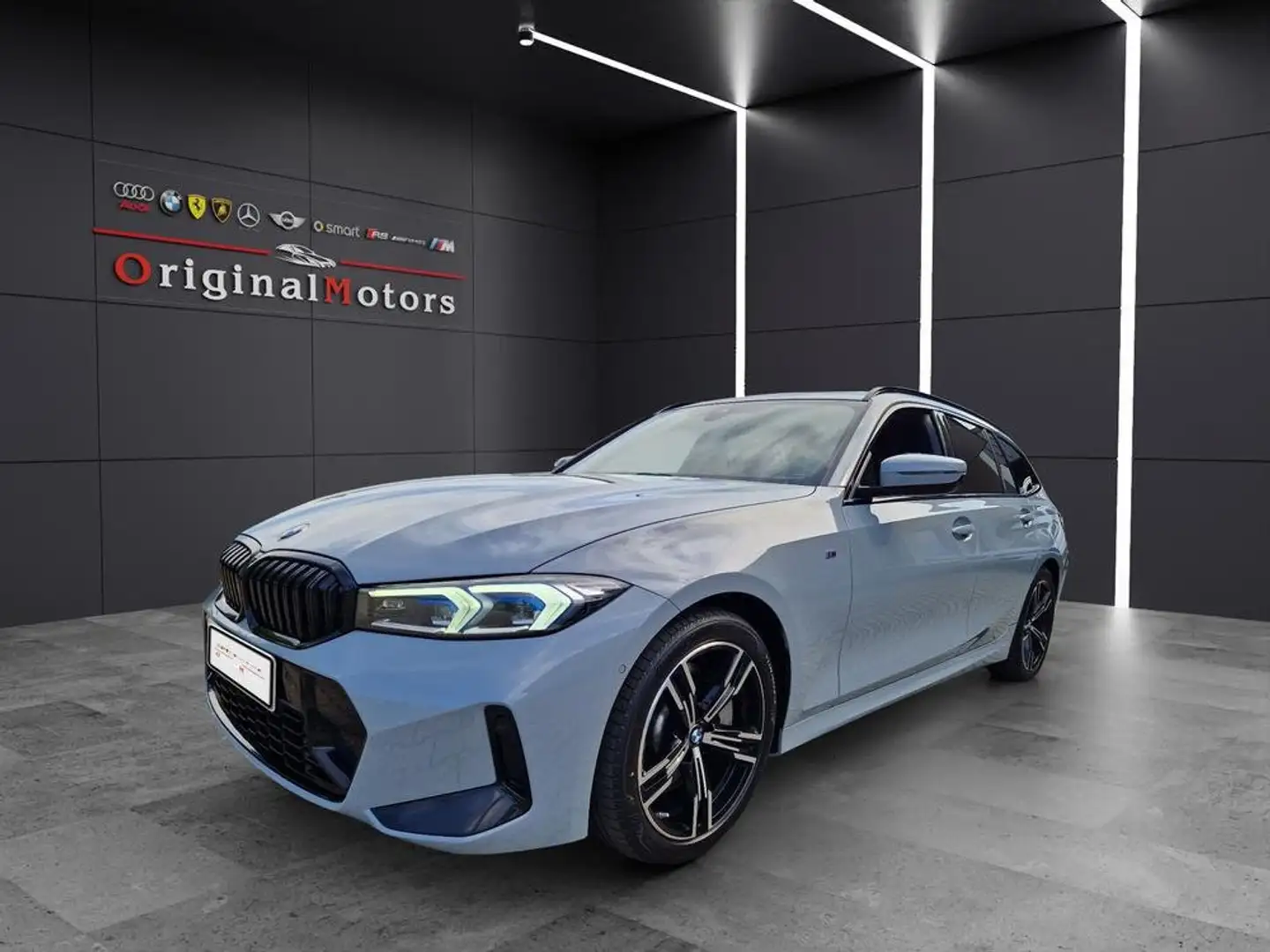 BMW 330 330d Touring mhev 48V xdrive M Sport LED/HuD Grigio - 1