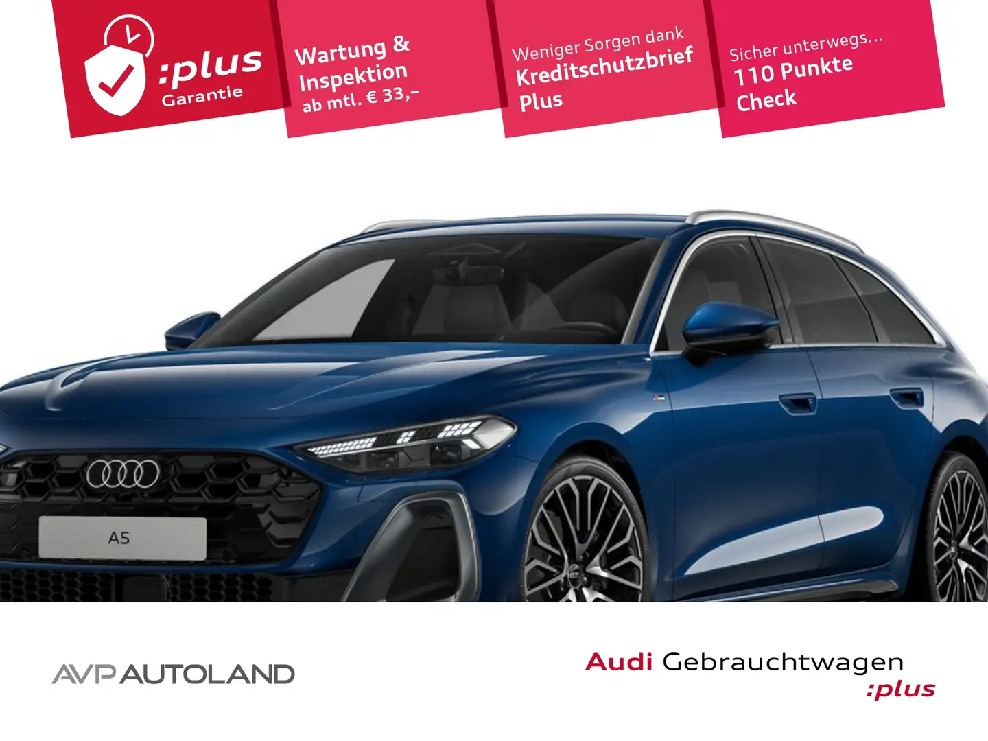 Audi A5 Avant 2.0 TFSI S tronic S line Blau - 1