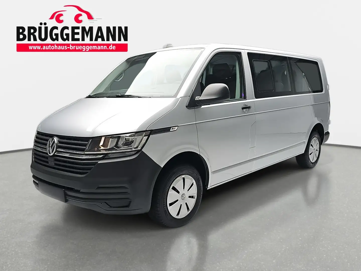 Volkswagen T6.1 Kombi T6.1 KOMBI 2.0 TDI L2H1 KLIMA 9-SITZE HECKFLÜGELTÜ Silber - 1