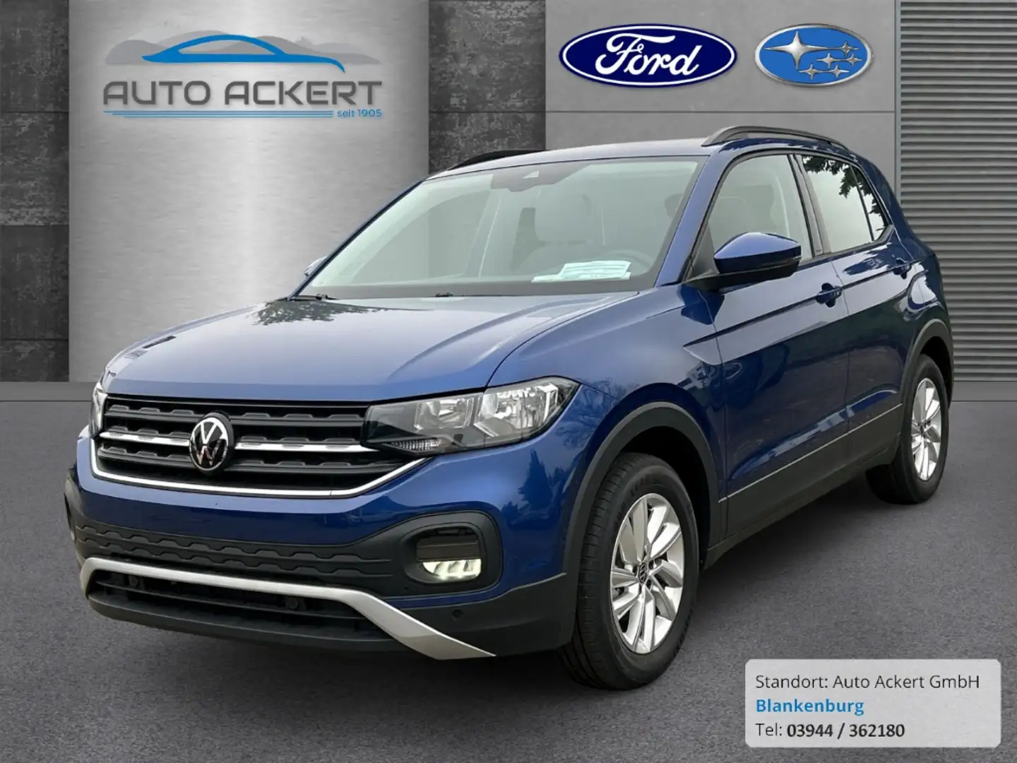 Volkswagen T-Cross Life 1.0 TSI*AHK*dig.Cockp*PDC*Klitr*Nav Blauw - 1