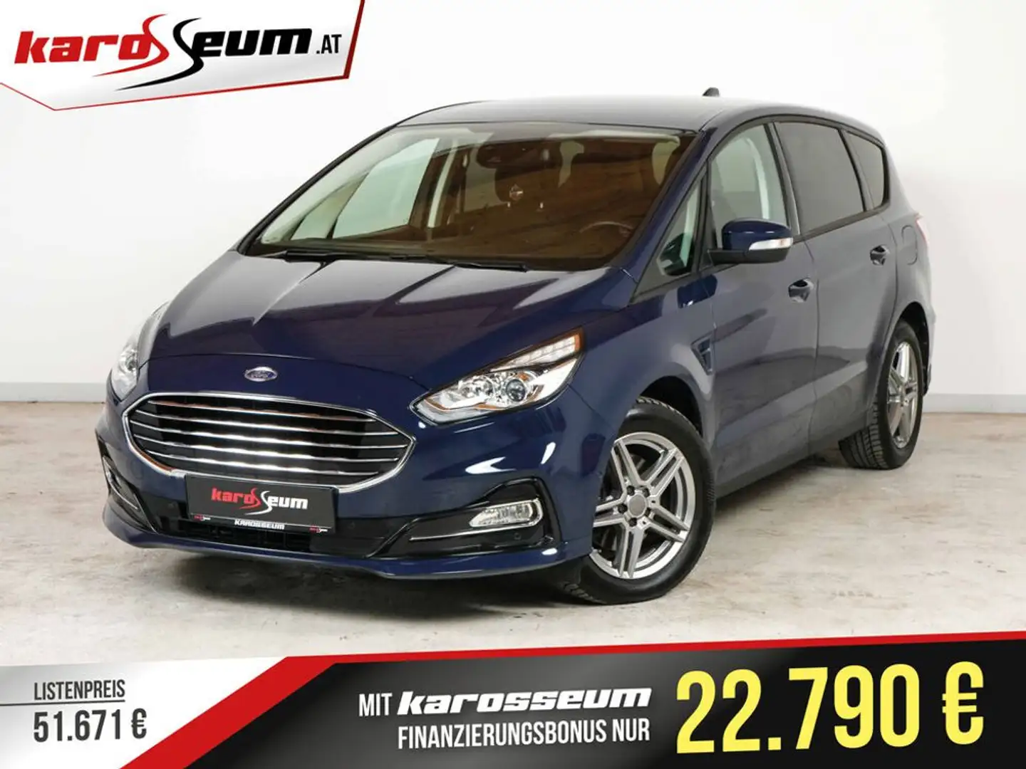 Ford S-Max Trend Autom. *AHK*PDC*TEMPO*RFK*SHZ*NAVI* Blu/Azzurro - 1