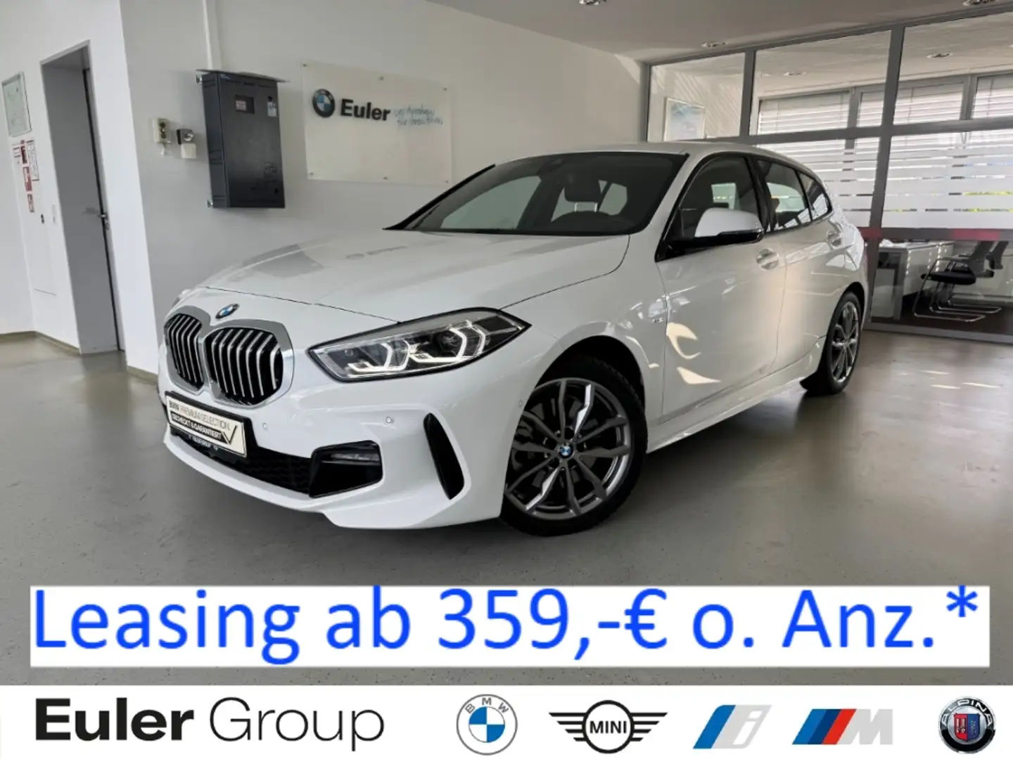 BMW 120 i DKG M Sport LCProf HiFi Comf.Pak. adLED ParkAss Weiß - 1