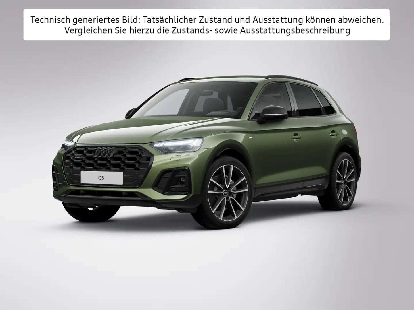 Audi Q5 50 TDI quattro S line LEDER Verde - 2