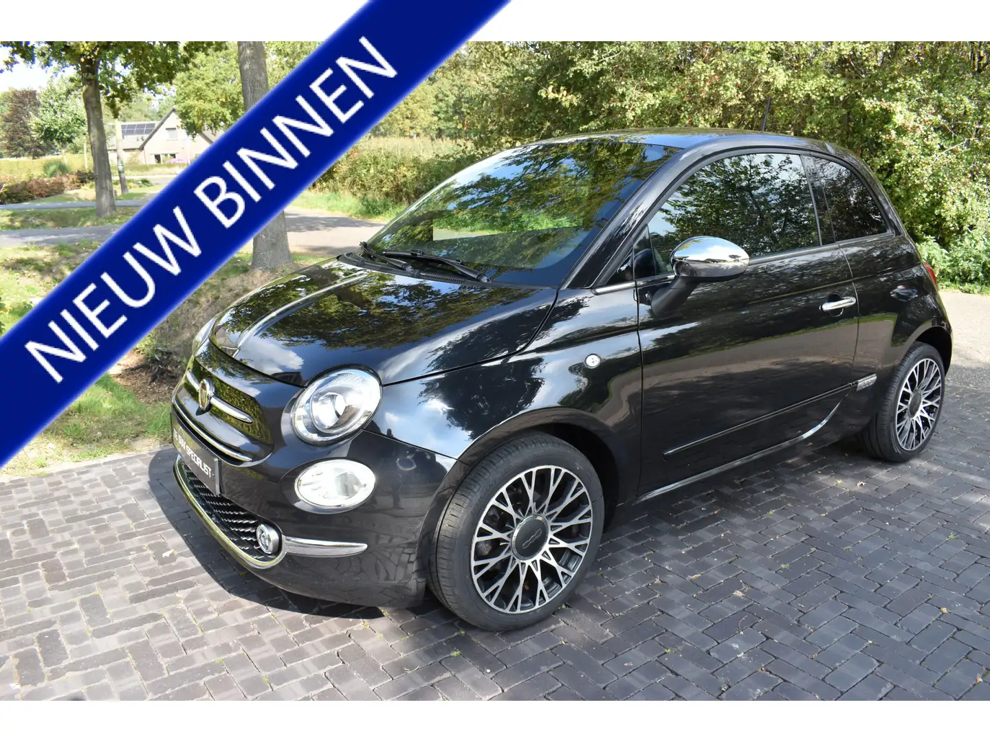 Fiat 500 1.2 ROCKSTAR LEER, PANO, LUXE UITV. Noir - 1