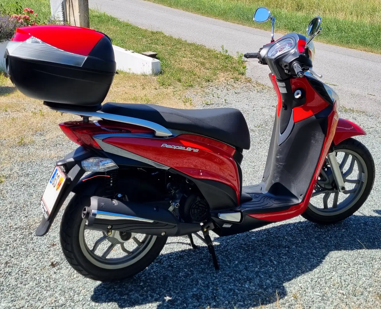 Kymco People One People One 125i mit Helmbox Rood - 2