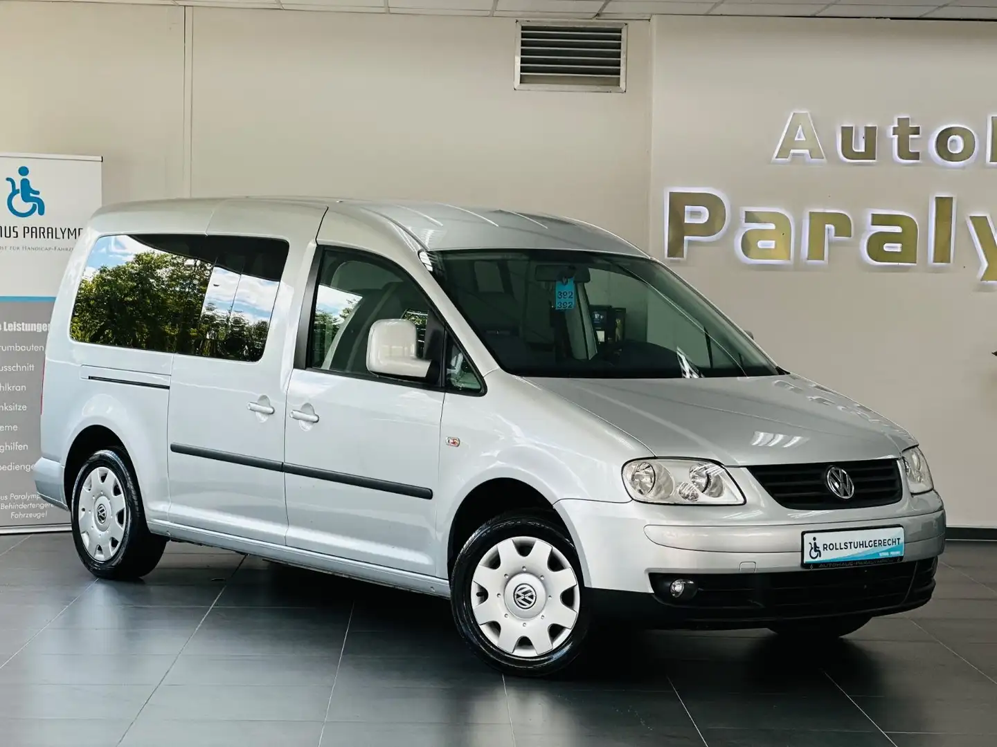 Volkswagen Caddy Maxi Life TDI Behindertengerecht-Rampe Silber - 2