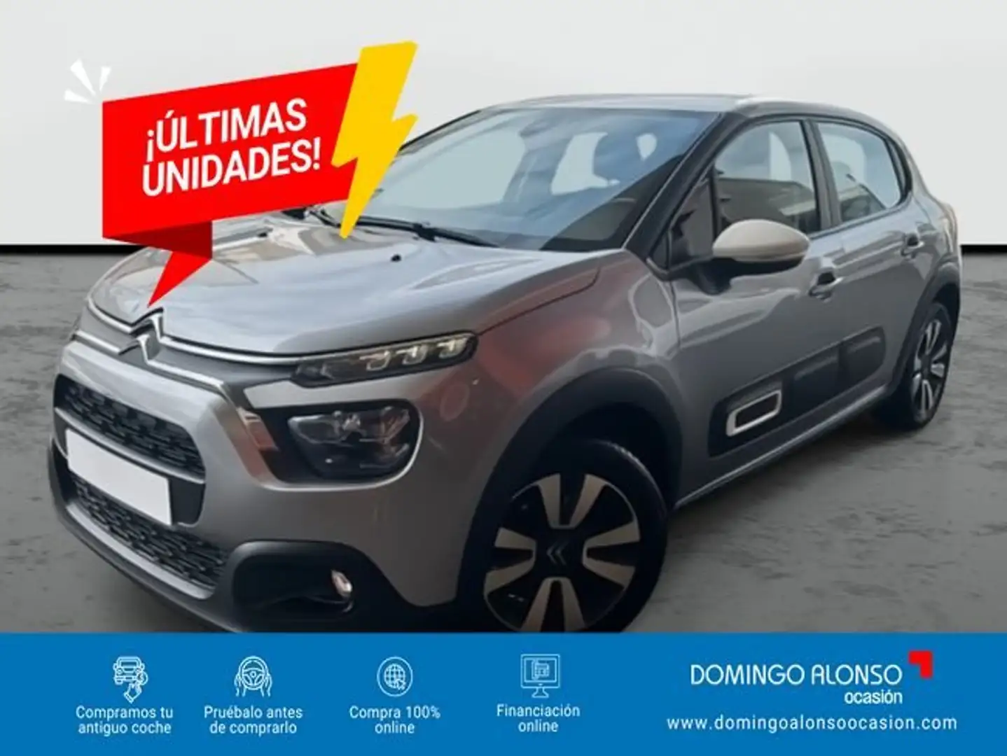 Citroen C3 PureTech 60KW (83CV) C-Series Gris - 1