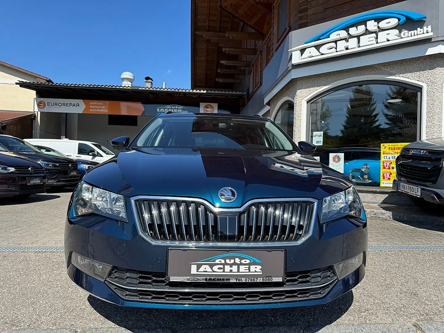 Skoda Superb Kombi 1,6 TDI Active Blau - 2