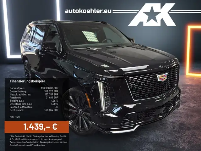 Cadillac Escalade V-Series MY2026 692 PS Leder weiß/schwarz
