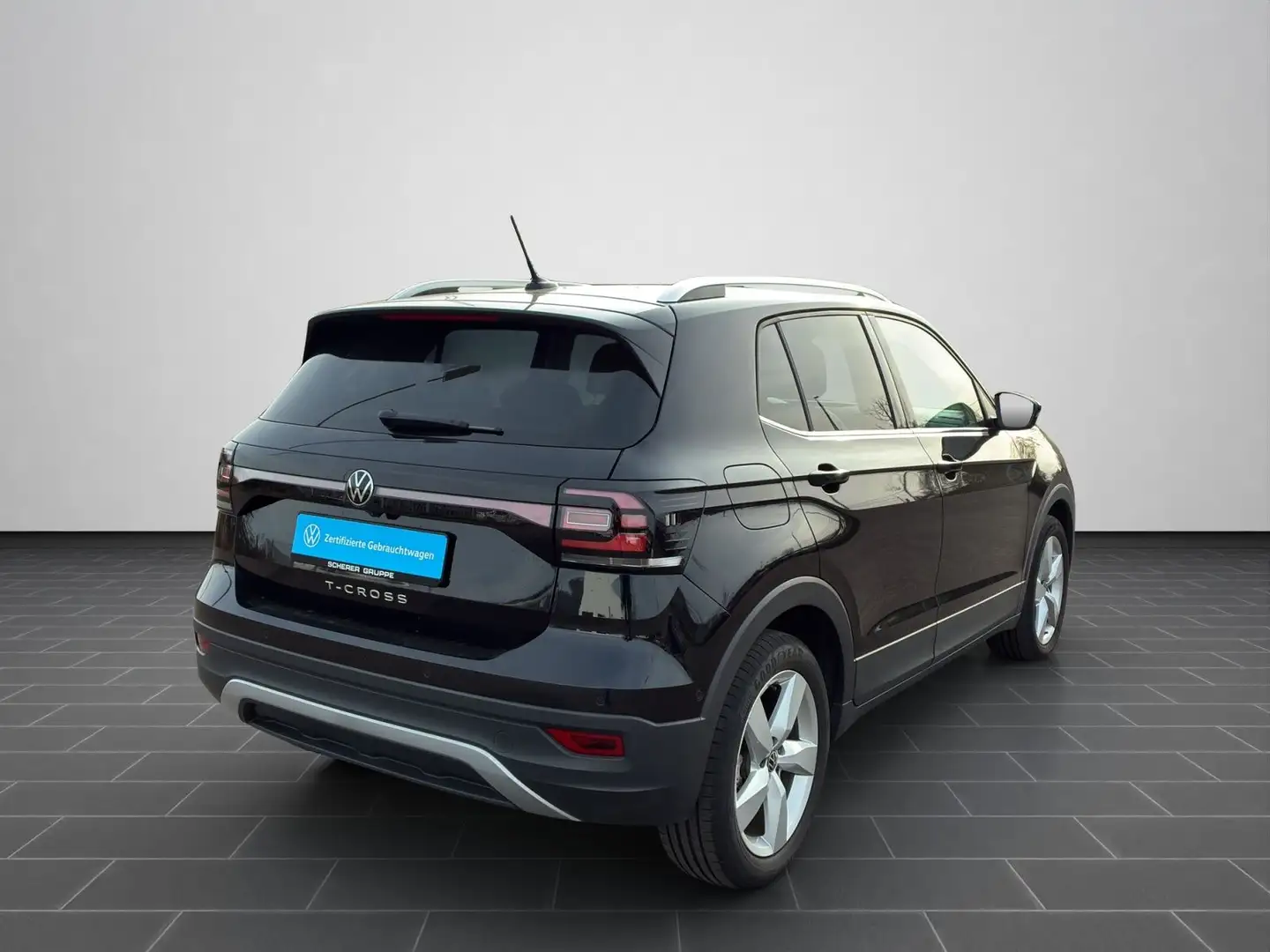 Volkswagen T-Cross STYLE 1.5 TSI DSG NAVI LED IQ.DRIVE REAR Schwarz - 2
