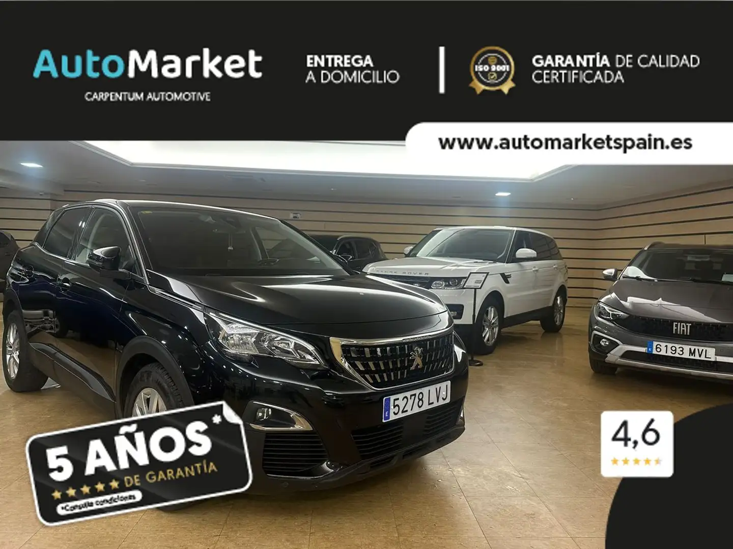 Peugeot 3008 1.6 BlueHDi Style 120 Negro - 2