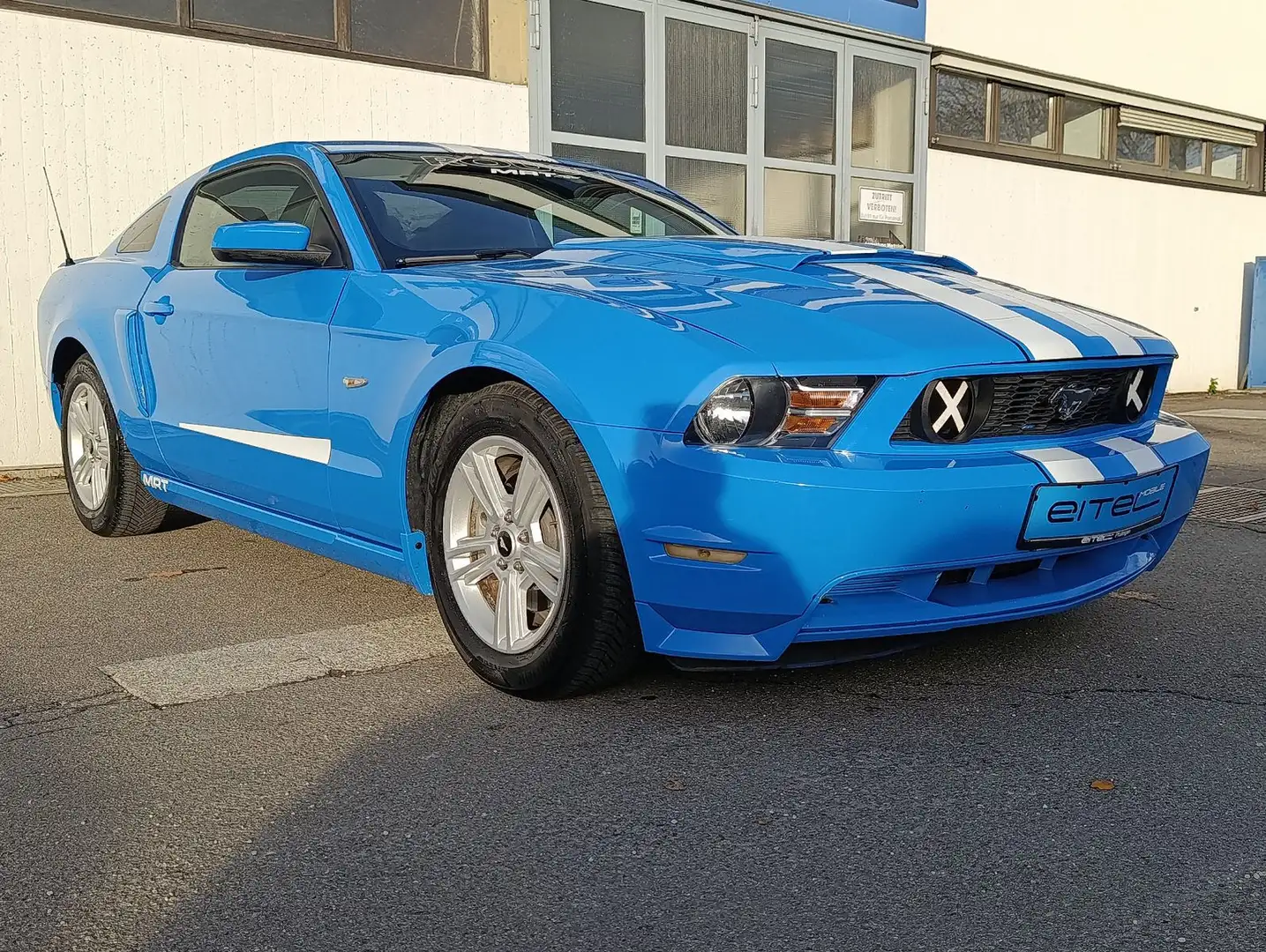 Ford Mustang 3,7 Recaro Sportsitze Vollleder Blau - 2