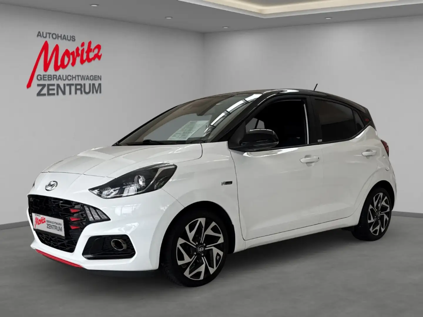 Hyundai i10 1.0 N Line *ALLWETTER*NAVI*DAB & MEHR!* Weiß - 1
