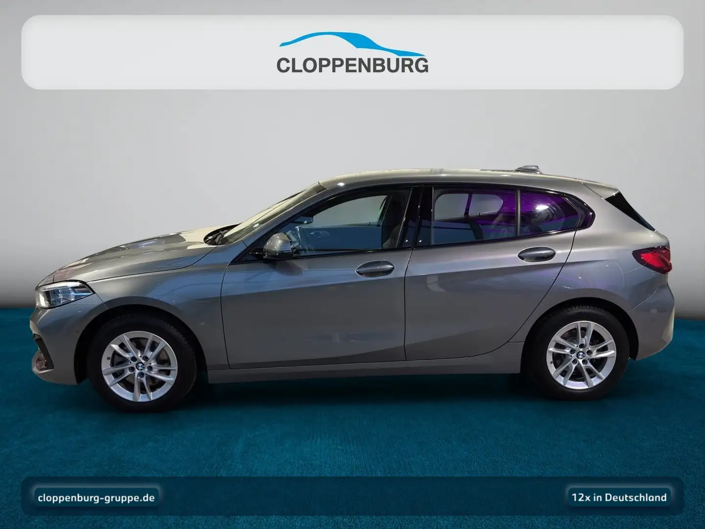 BMW 118 i Sport Line Navi+SHZ+HiFi+Spurass.+Klimaaut. Grau - 2