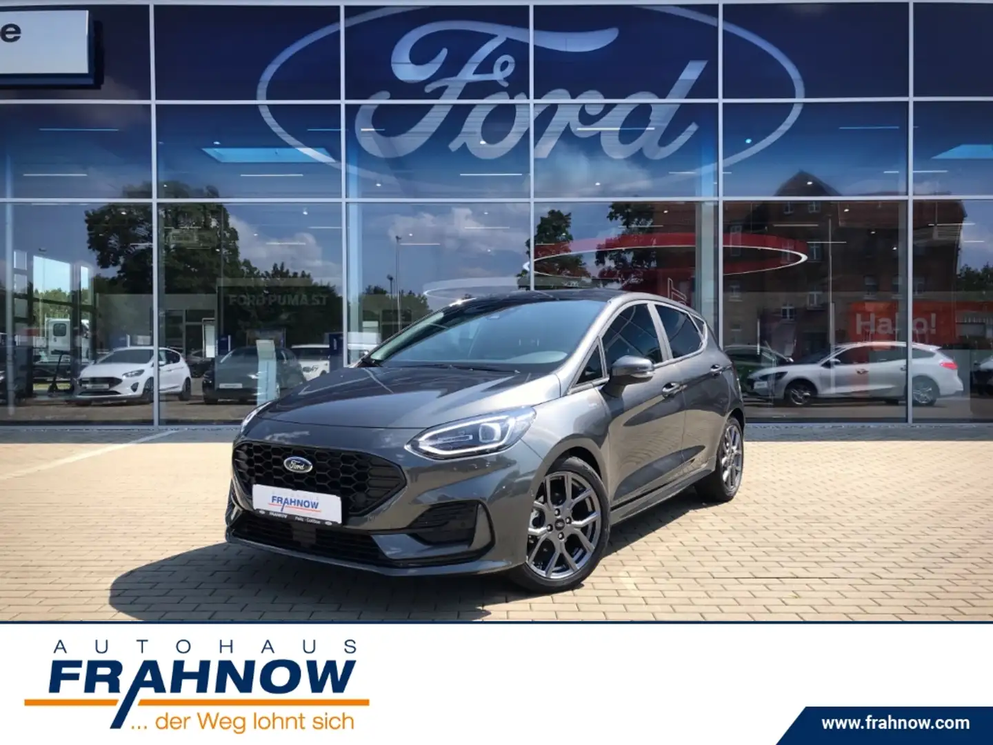 Ford Fiesta 1.0 EcoBoost MHEV ST-Line X MATRIX-LED ACC NAVI PD Grau - 1