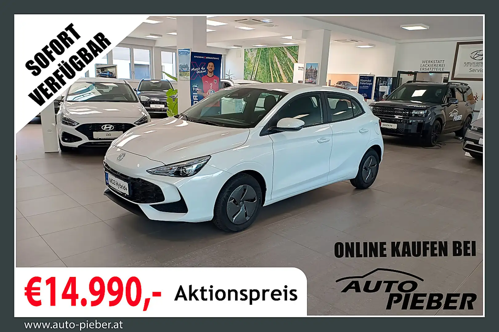 MG MG3 1,5 Hybrid+ Select *Navi*Klima*RFK* Weiß - 1