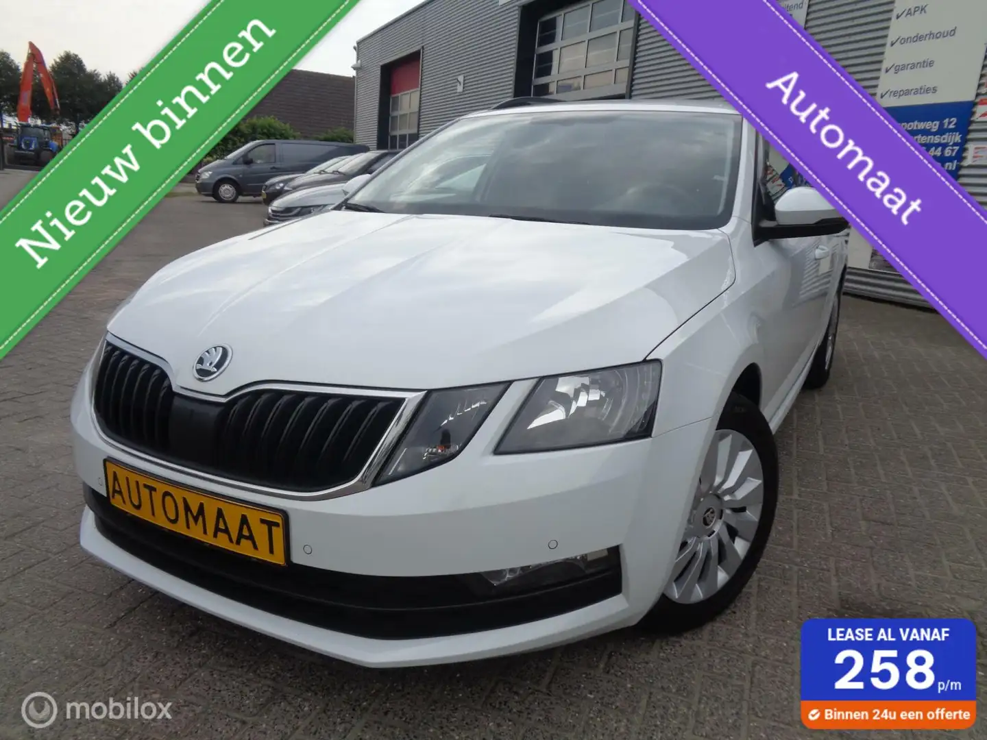 Skoda Octavia Combi 1.0 TSI Greentech Ambition/Automaat/Airco/Cr Bianco - 1