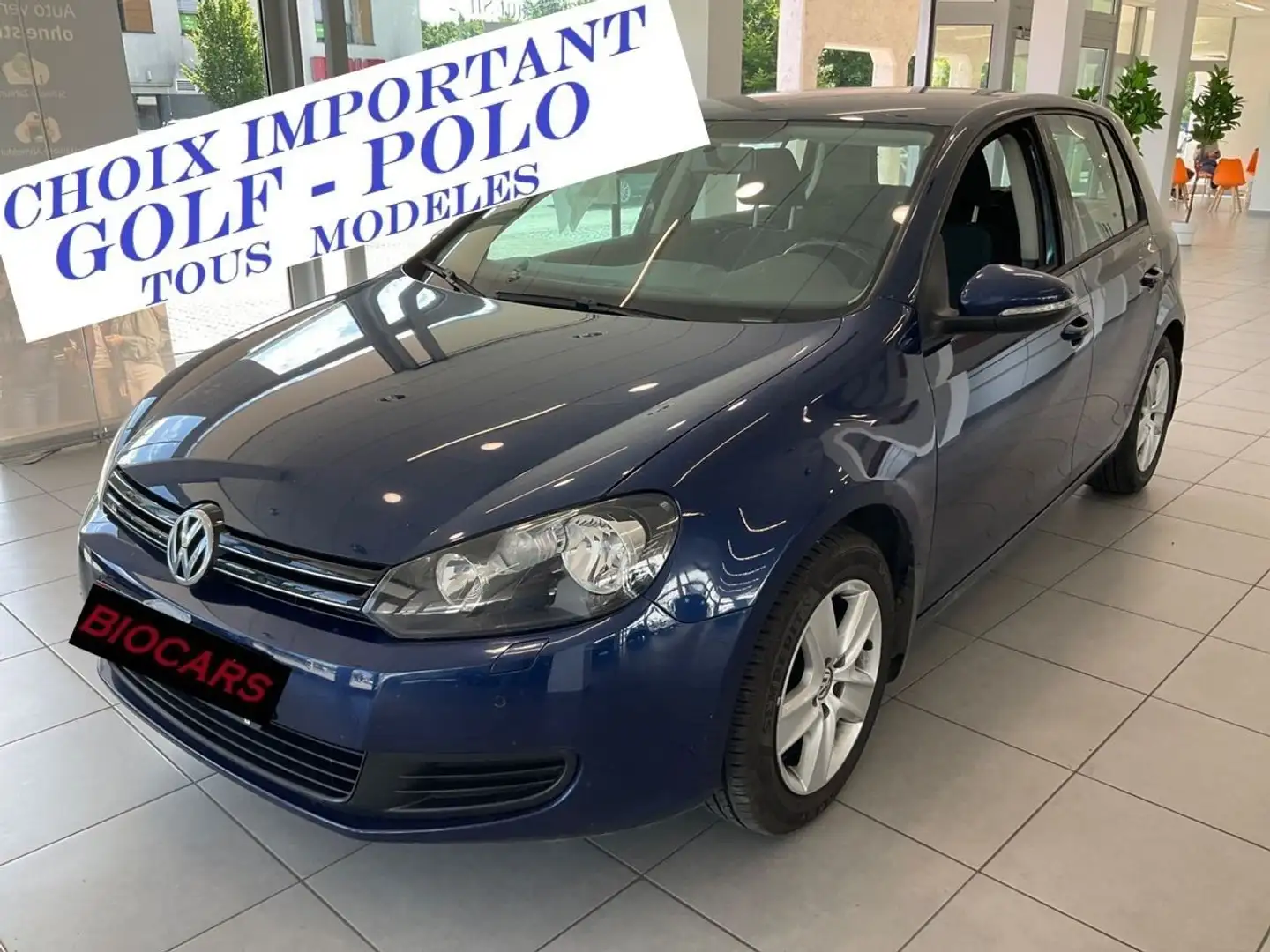 Volkswagen Golf VI 1.6 Comfortline Bleu - 1