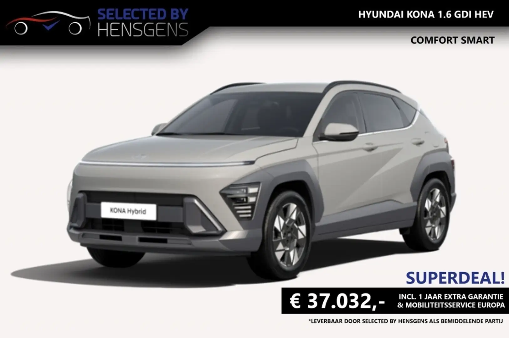 Hyundai KONA 1.6 GDI HEV Comfort Smart Grijs - 1