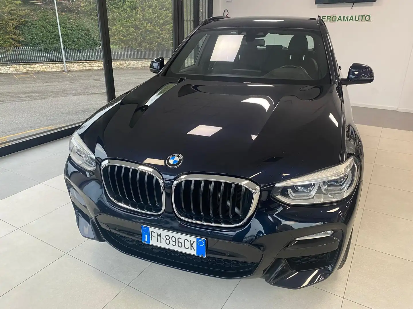 BMW X3 xdrive30d Msport 265cv auto *VIRTUAL COCKPIT* Bleu - 2