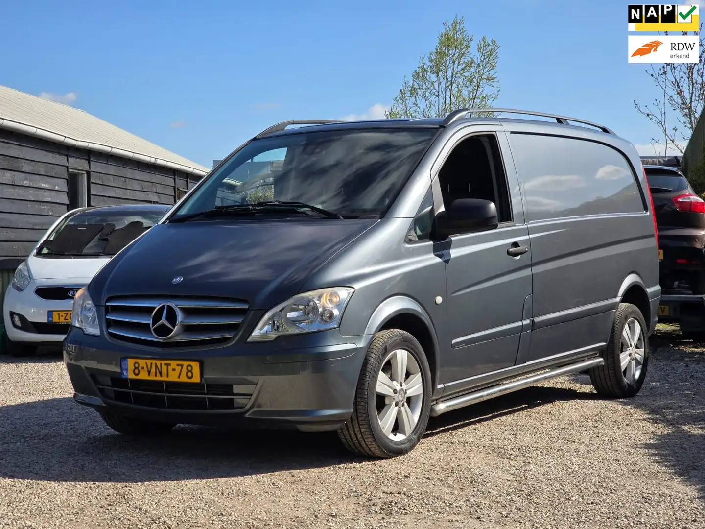 Mercedes-Benz Vito 113 CDI 320 66.000km!!Automaat/Airco/3pers. Grijs - 1