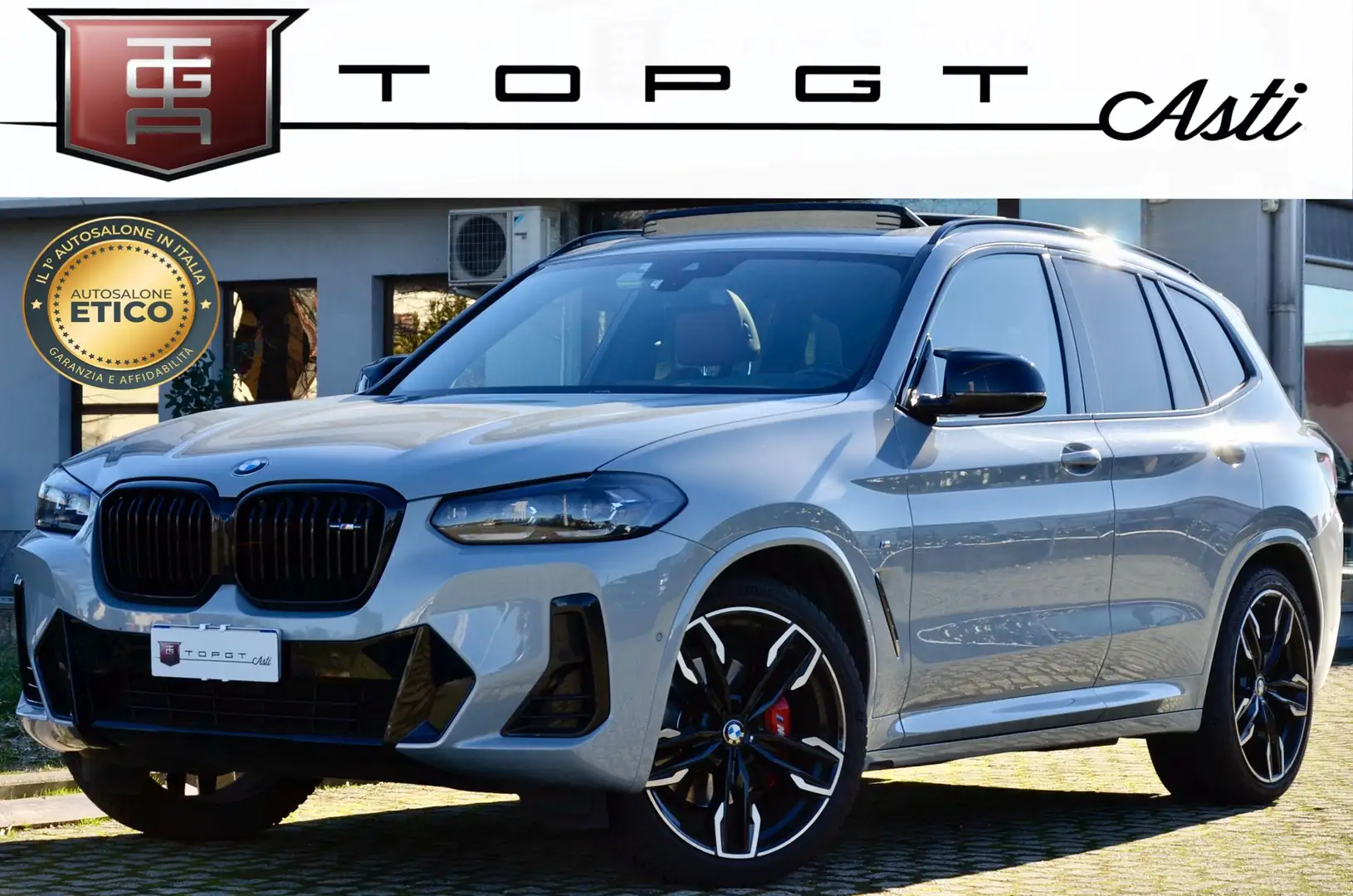 BMW X3 xdrive M40d mhev 48V 340cv auto TETTO GARANZIA UFF Grigio - 1
