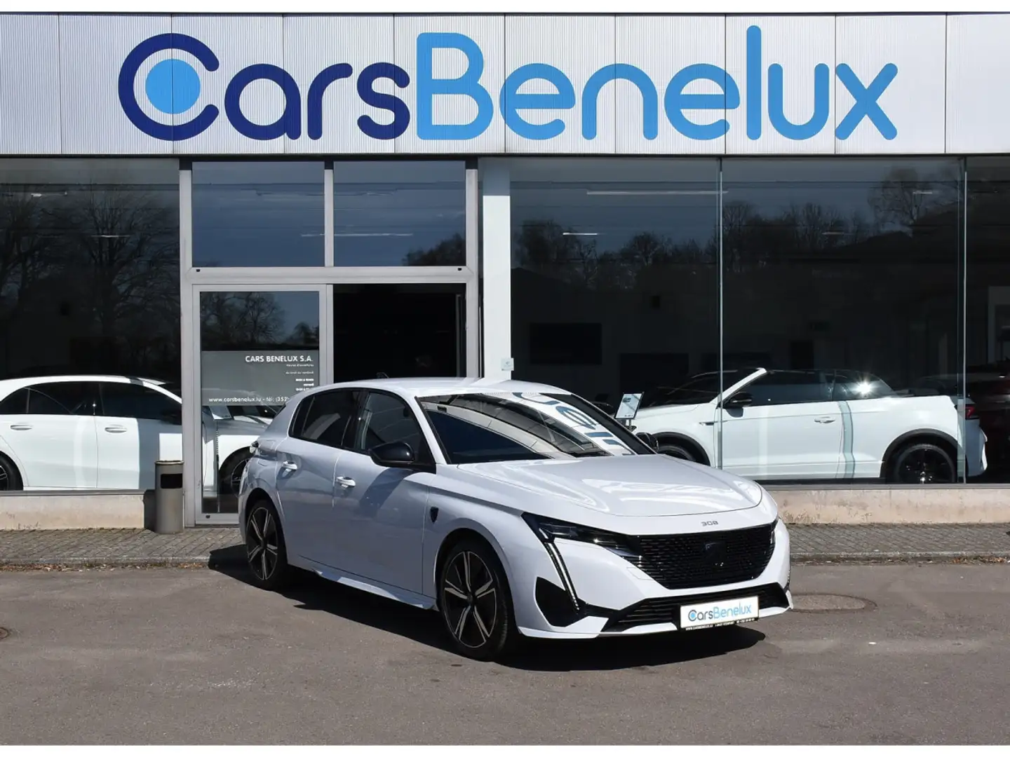 Peugeot 308 1.5 BlueHDI GT EAT8 REGUL GPS LANE CAM NEUVE Blanc - 1