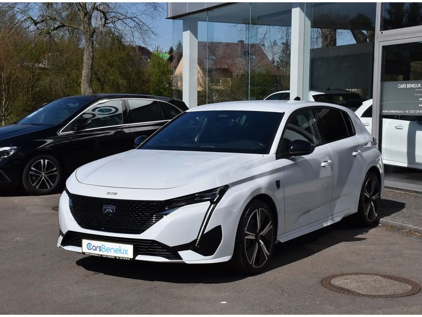 Peugeot 308 1.5 BlueHDI GT EAT8 REGUL GPS LANE CAM NEUVE Blanc - 2