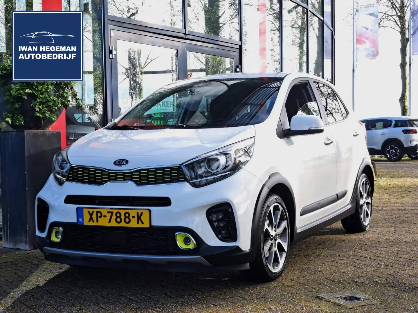 Kia Picanto 1.0 T-GDI X-Line | Navi | ECC | PDC | LM Velgen | Wit - 1