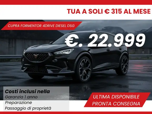 CUPRA Formentor 2.0 TDI 4Drive 150cv + Cerchi da 19