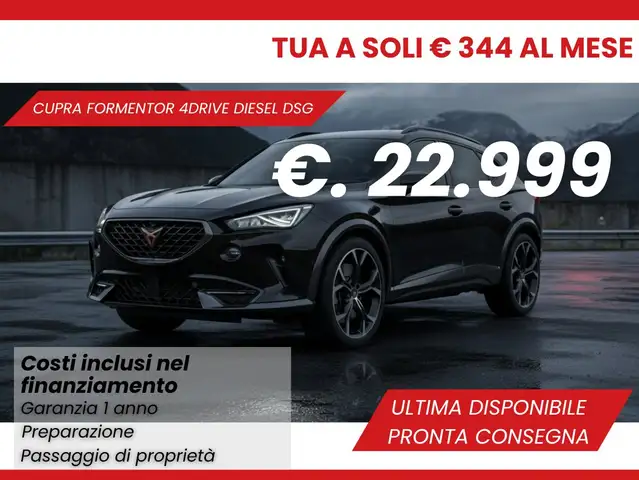 CUPRA Formentor 2.0 TDI 4Drive 150cv + Cerchi da 19