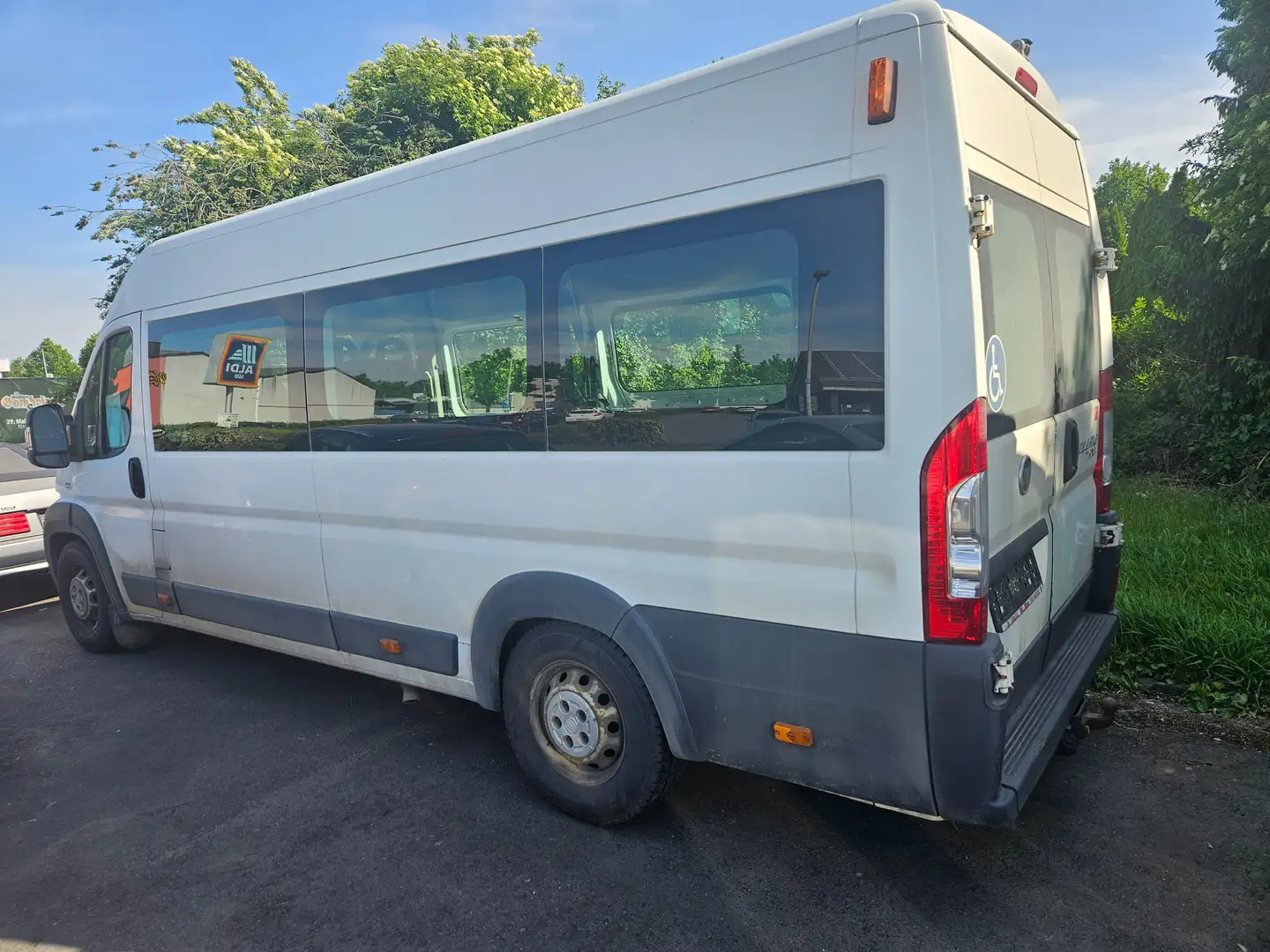 Fiat Ducato 130 verglast Behindertentransport Weiß - 2