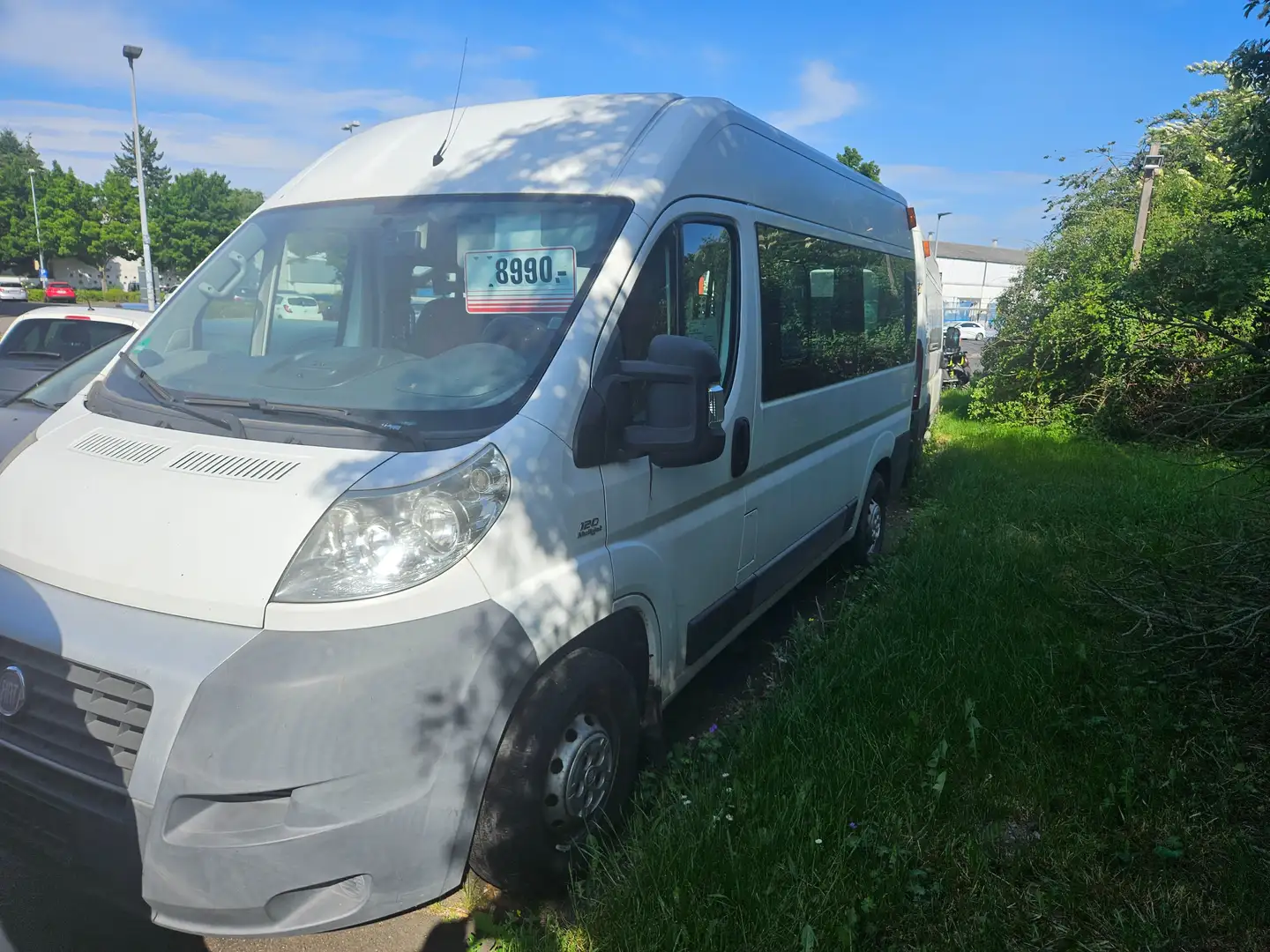 Fiat Ducato 130 verglast Behindertentransport Weiß - 1