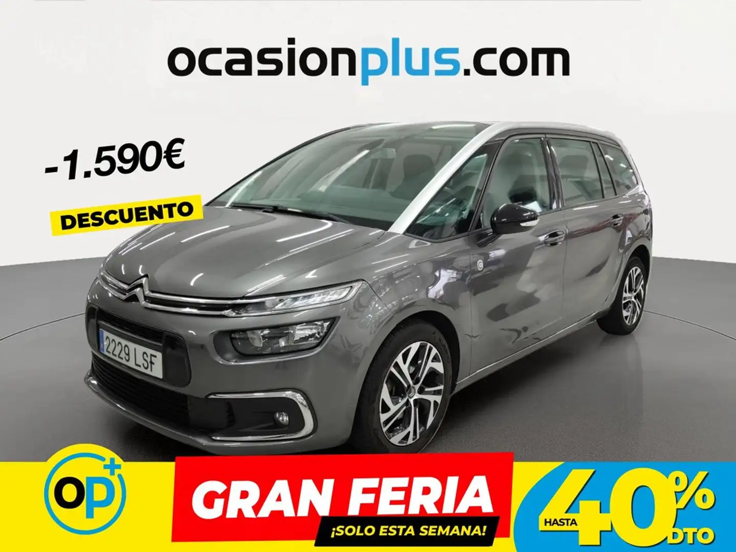 Citroen C4 Grand Spacetourer 1.5BlueHDI S&S C-Series 130 Gris - 1